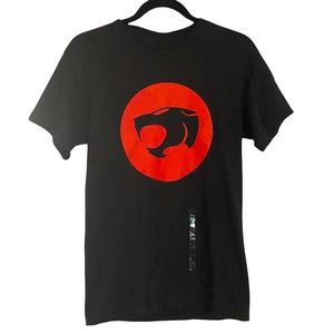 NWT Thundercats T-Shirt Men’s Adult Small Black Red Graphic Delta Tee retro
